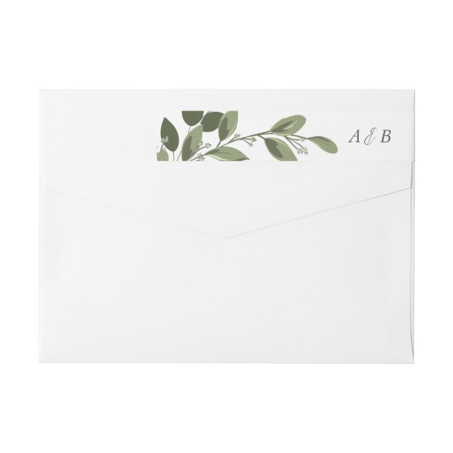 Blushing Sprigs Return Address Label (Back)
