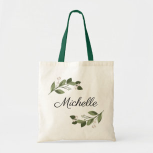 Blushing Sprigs Tote Bag