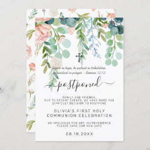 Blushing Summer   Postponed Communion Announcement