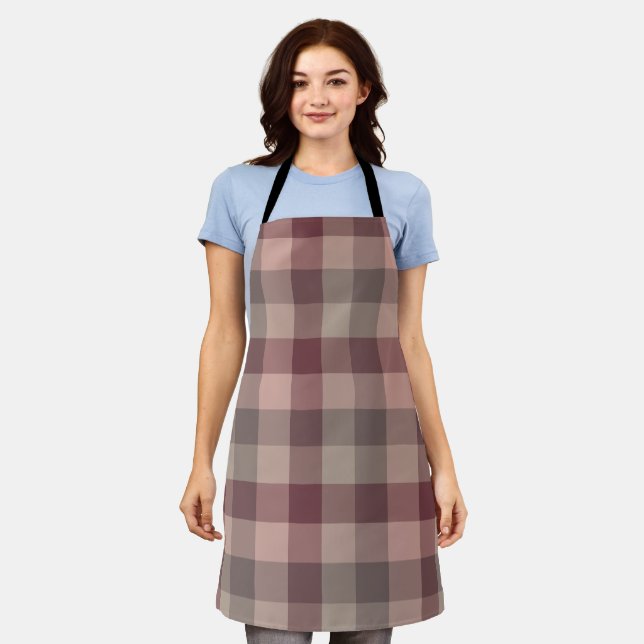 Blushwood plaid apron (Worn)