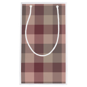 Blushwood plaid small gift bag