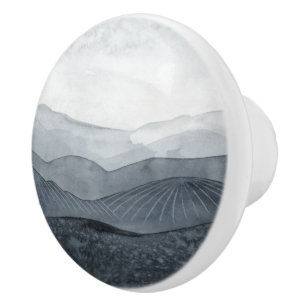 Blustering Grey Valley Ceramic Knob