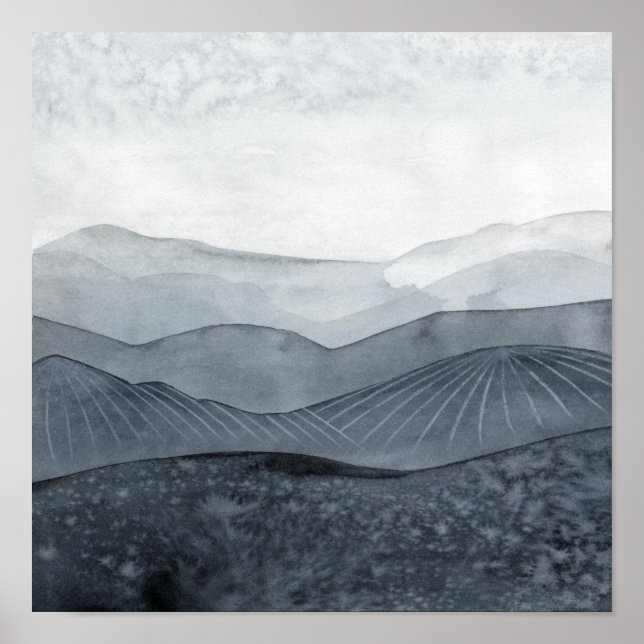 Blustering Grey Valley Poster (Front)