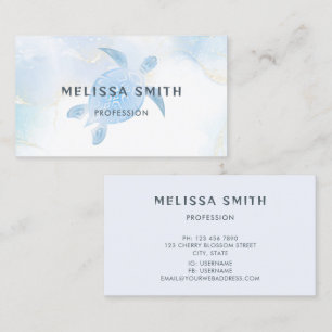 Blut Gold Turtle Business Card