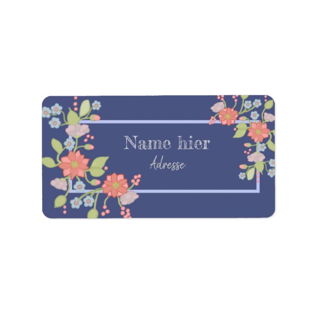 Blütenbogen Label (Front)