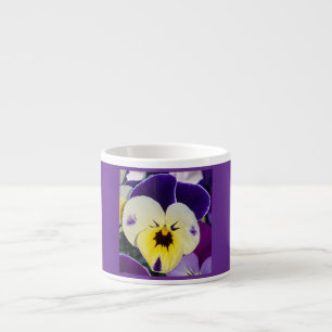 Blütenschlückchen – Stiefmütterchen Espresso Cup