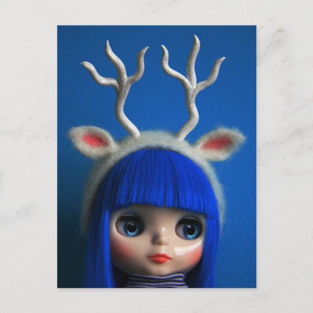 Blythe blue postcard (Front)
