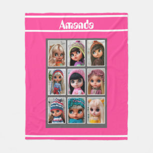 blythe dolls photos  fleece blanket