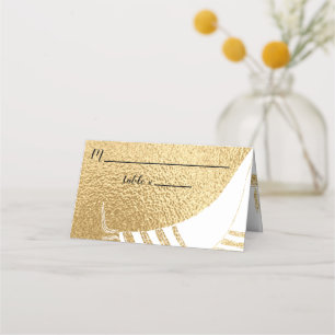 BM Bar an Bat Mitzvah Elegant Place Cards