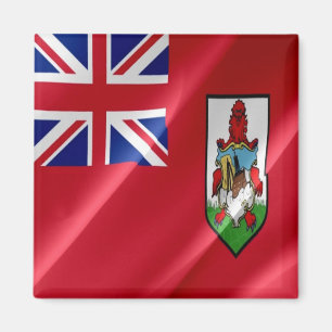 BM - Bermuda - Flag Waving Magnet