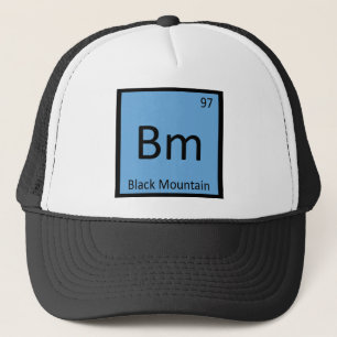 Bm - Black Mountain Art Chemistry Symbol Trucker Hat