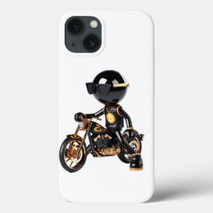  Bman on a Bike, Bitcoin, by Natasha Us   iPhone 13 Case