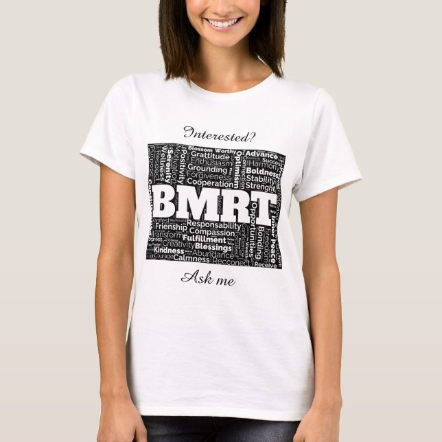 BMRT Black. Let´s spread the word! T-Shirt (Front)