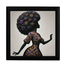 BMSC AfroCentric Wooden Jewellery Keepsake Box 2