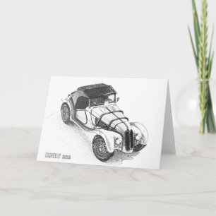 BMW 328 HOLIDAY CARD