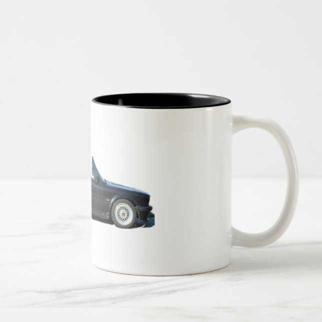 BMW Cabriolet E30 Two-Tone Coffee Mug (Right)