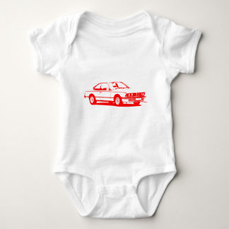 BMW Classic red Baby Bodysuit