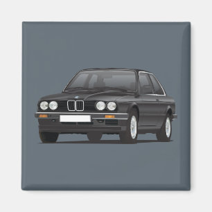 BMW E30 (3-serie) black Magnet