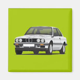 BMW E30 (3-serie) silver Magnet