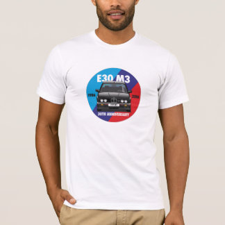 BMW E30 M3 30th Anniversary Roundel (Black Evo) T-Shirt