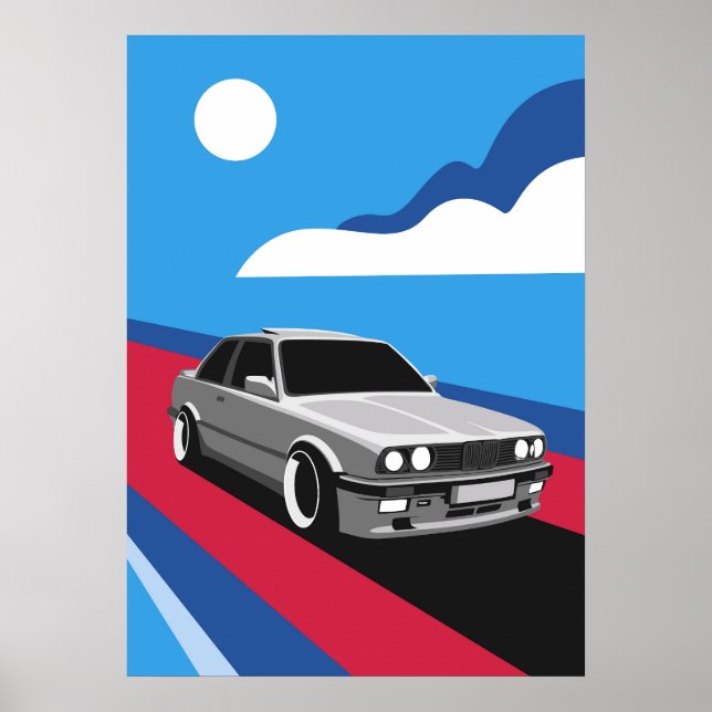 BMW E30 POSTER (Front)