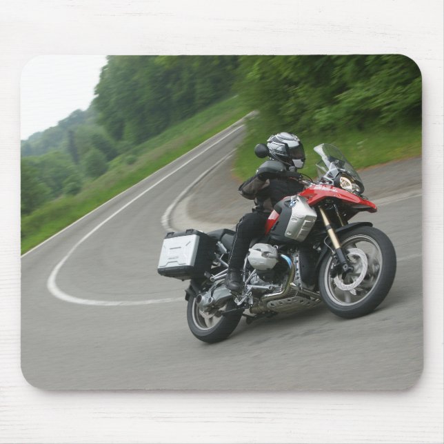 BMW GS 1200 Cornering Mouse Pad (Front)