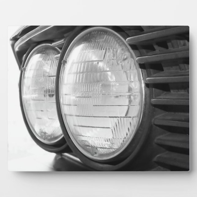 BMW headlights photo plaque (Front)