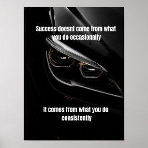 BMW Inspired Motivational Poster – Drive Your Drea