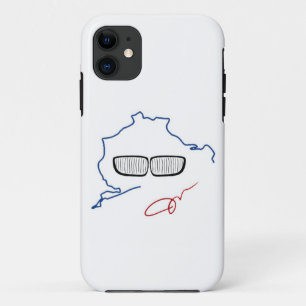 BMW Kidney Grill / Nurburgring Edition (White) iPhone 11 Case