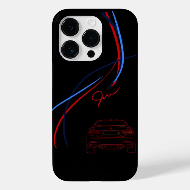 BMW M3/M4 Rear iPhone 14 Case (Back)