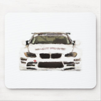 BMW M3 Racing Car Hand Painted Art Brush Template Mouse Pad