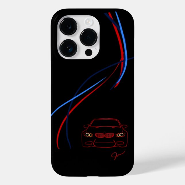 BMW M3 Stripes iPhone 14 Case (Back)