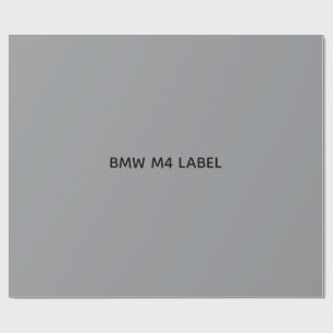 BMW M4 LABEL WRAPPING PAPER