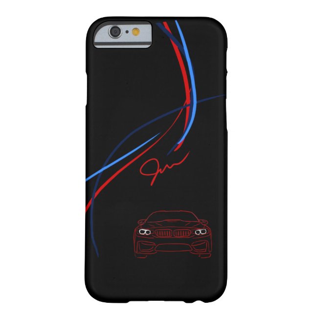 BMW M4 Stripes iPhone 6 Case (Back)