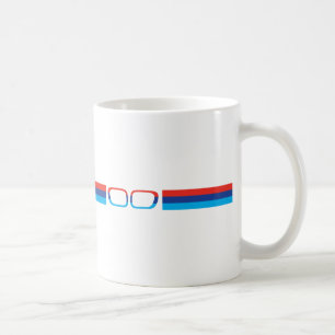 BMW M horizontal stripes and kidneys Coffee Mug