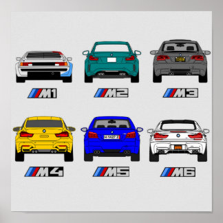 BMW M-Series Poster