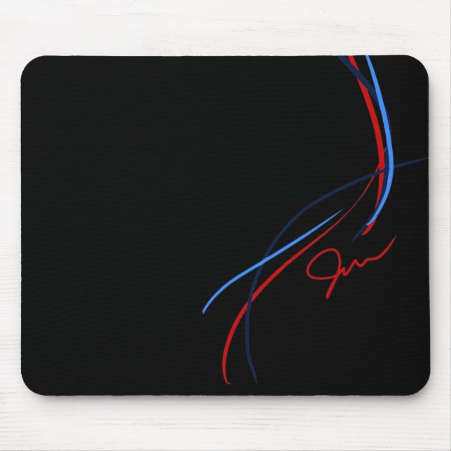 BMW M Stripes Mouse Pad (Front)