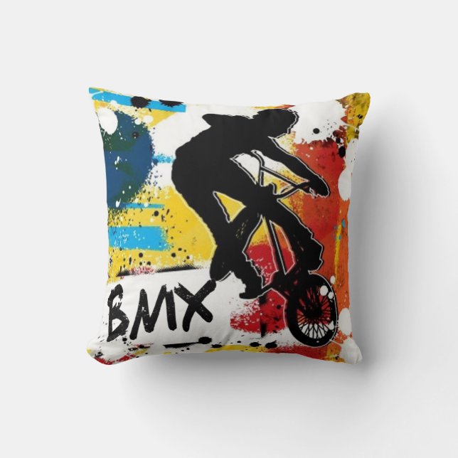 BMX 2 Sided Pillow (Front)