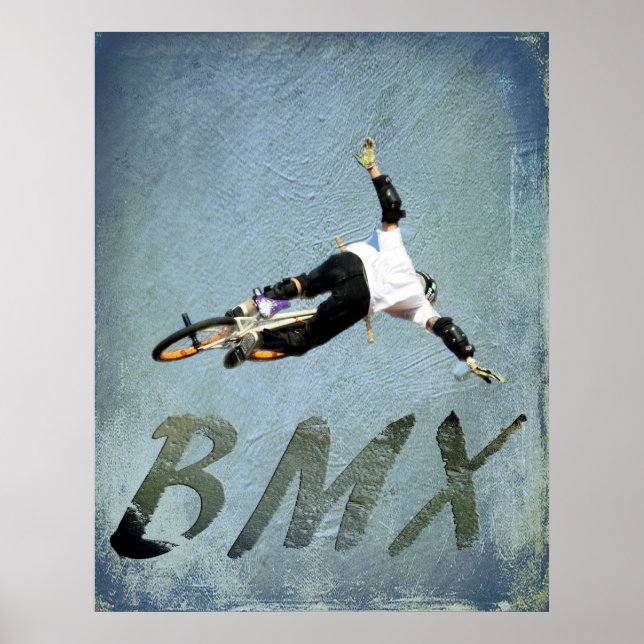 BMX 9, Copyright Karen J Williams Poster (Front)