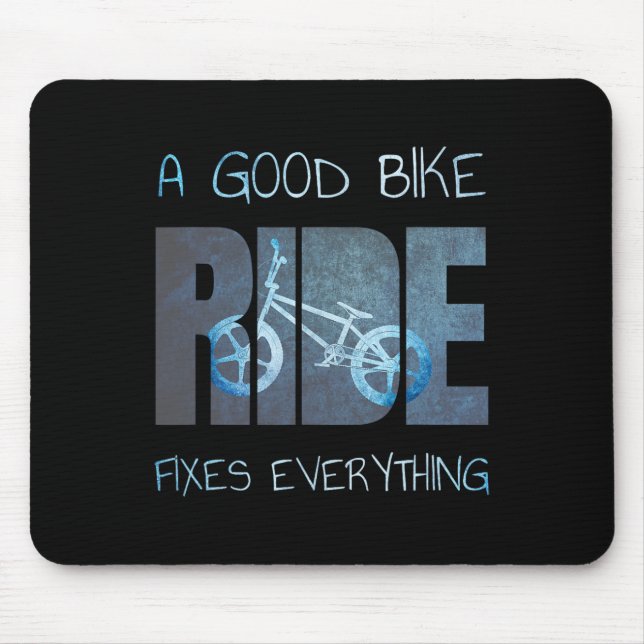 Bmx And Bicycle Cycling  Mouse Pad (Front)