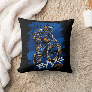 Bmx Bicycle Urban Graffiti streetwear  Cushion