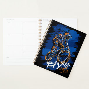 Bmx Bicycle Urban Graffiti streetwear  Planner