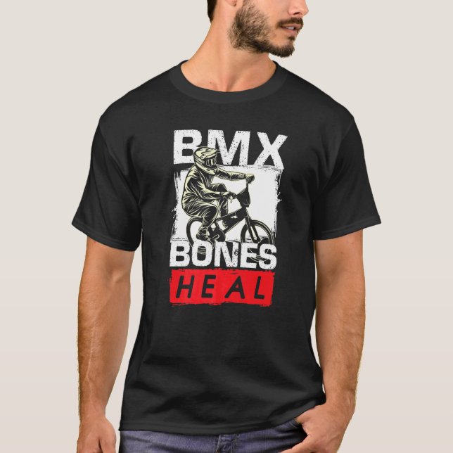 Bmx Bike Accessories Bmx Rider Ramp Bmx Downhill B T-Shirt (Front)