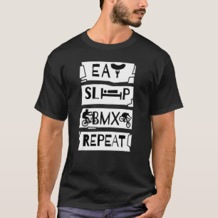 Bmx Bike Cyclist Bmx Ramp Bicycles Cycling Biking T-Shirt