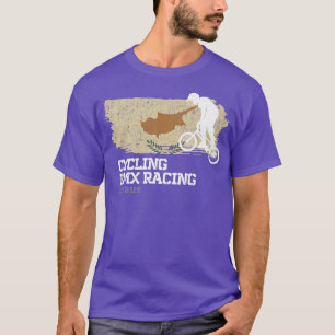 BMX Bike Cyprus Flag Biking Cycling Racing BMX  26 T-Shirt