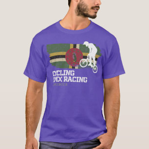 BMX Bike Dominica Flag Biking Cycling Racing BMX T-Shirt