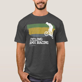 BMX Bike Gabon Flag Biking Cycling Racing BMX T-Shirt