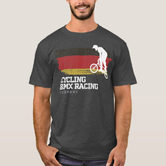 BMX Bike Germany Flag Biking Cycling Racing BMX  3 T-Shirt