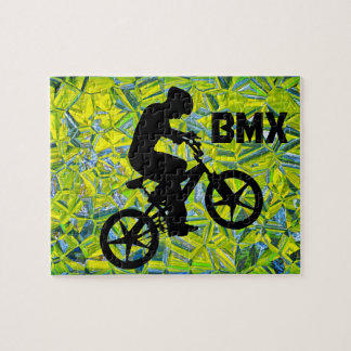 BMX Bike Rider Jigsaw Puzzle