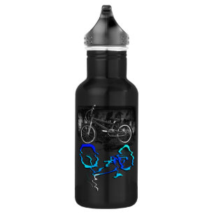 BMX Bike Sport Coloured Reflection Stainless Steel 532 Ml Water Bottle
